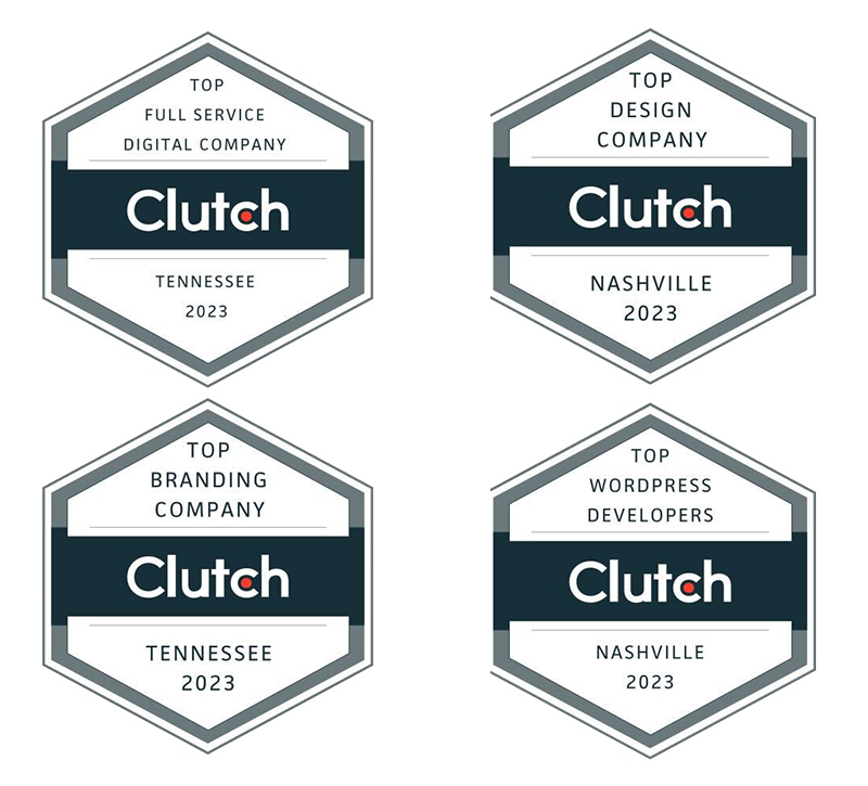 2023 Clutch Nashville Award for Top Digital Strategy Company