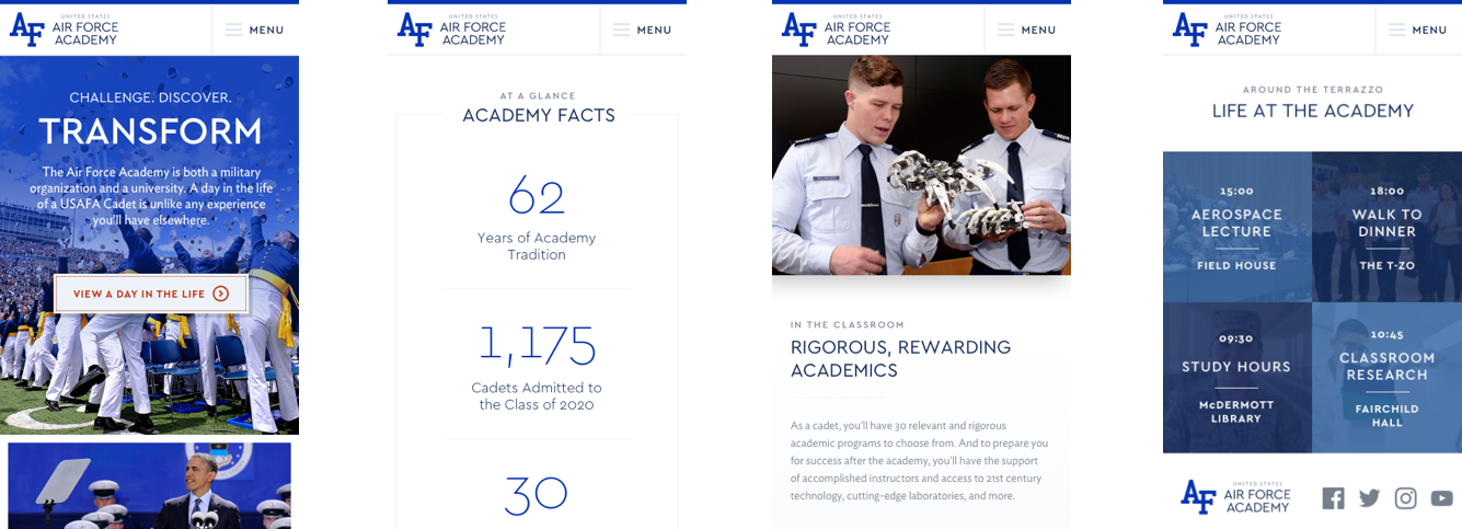 Air Force Academy Website