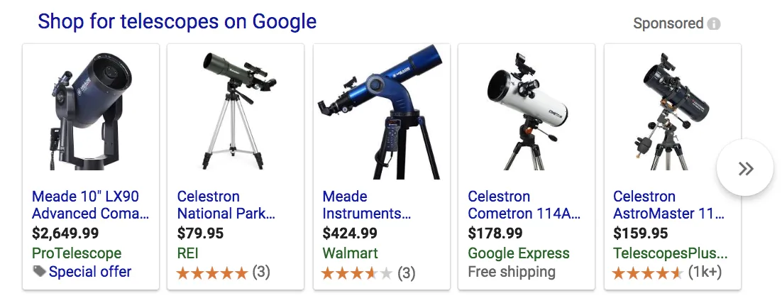 Shopping Ads