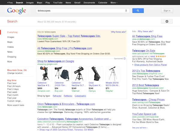 Old Google Ads