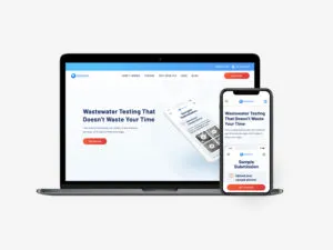 opseyes website displayed on laptop and iPhone