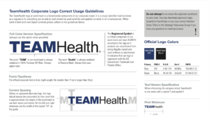 TeamHealth Logo Usage Guidelines
