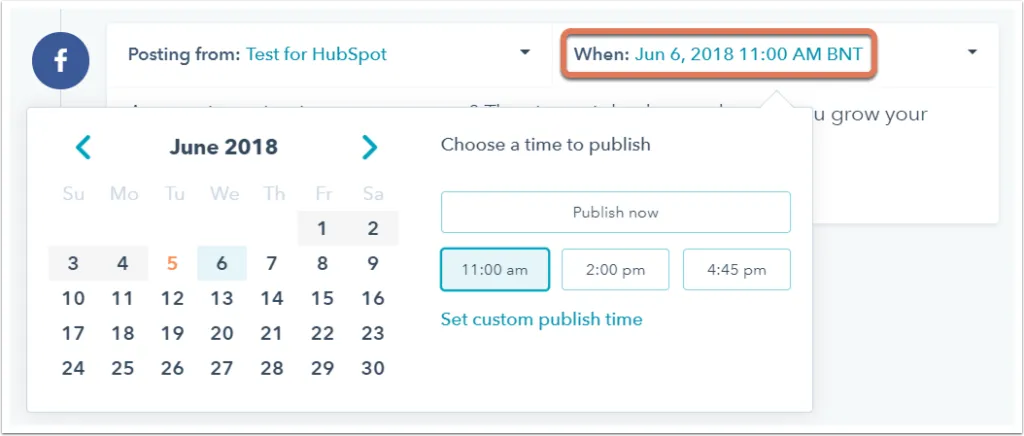 publish post